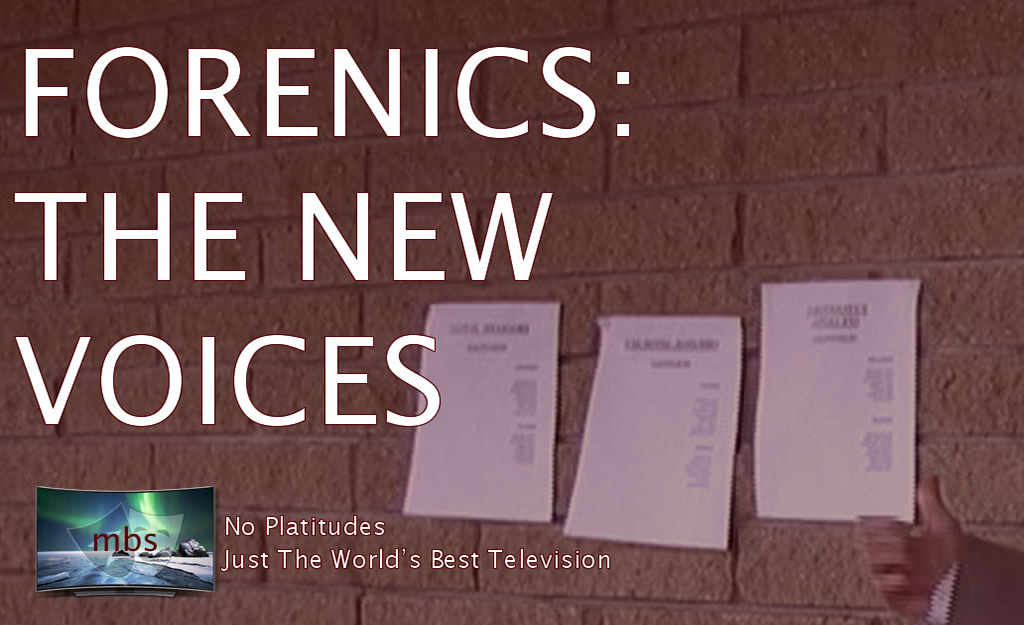 Forensics: The New Voices